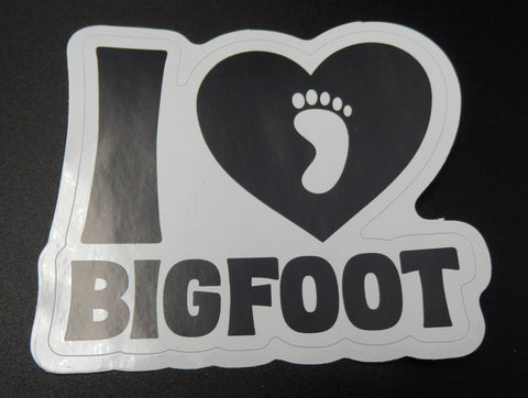 "Love" Bigfoot Auto Decal
