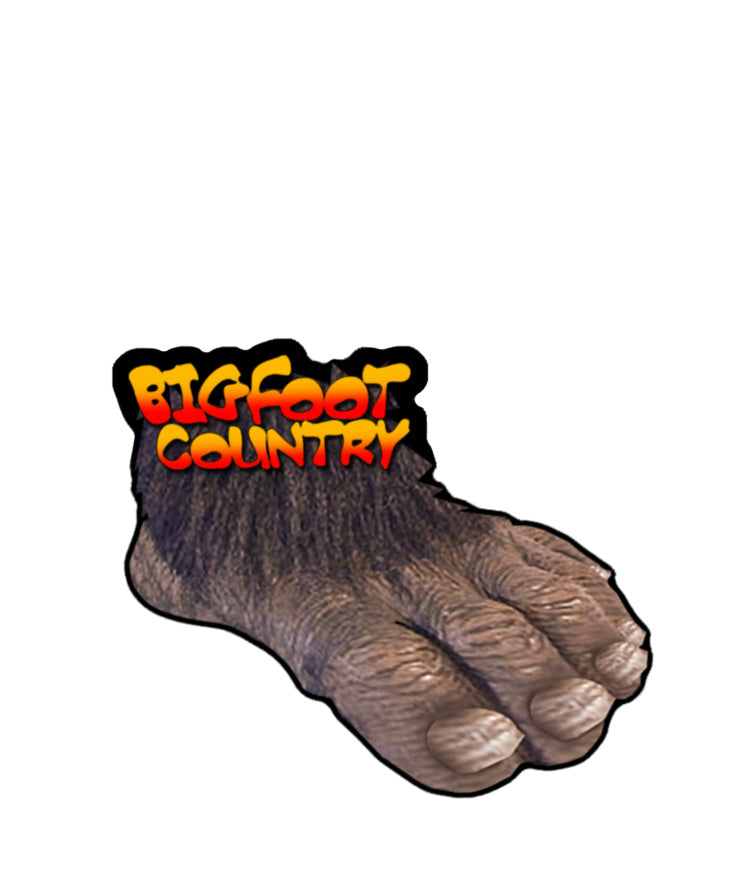Bigfoot Country Furry Foot Pin