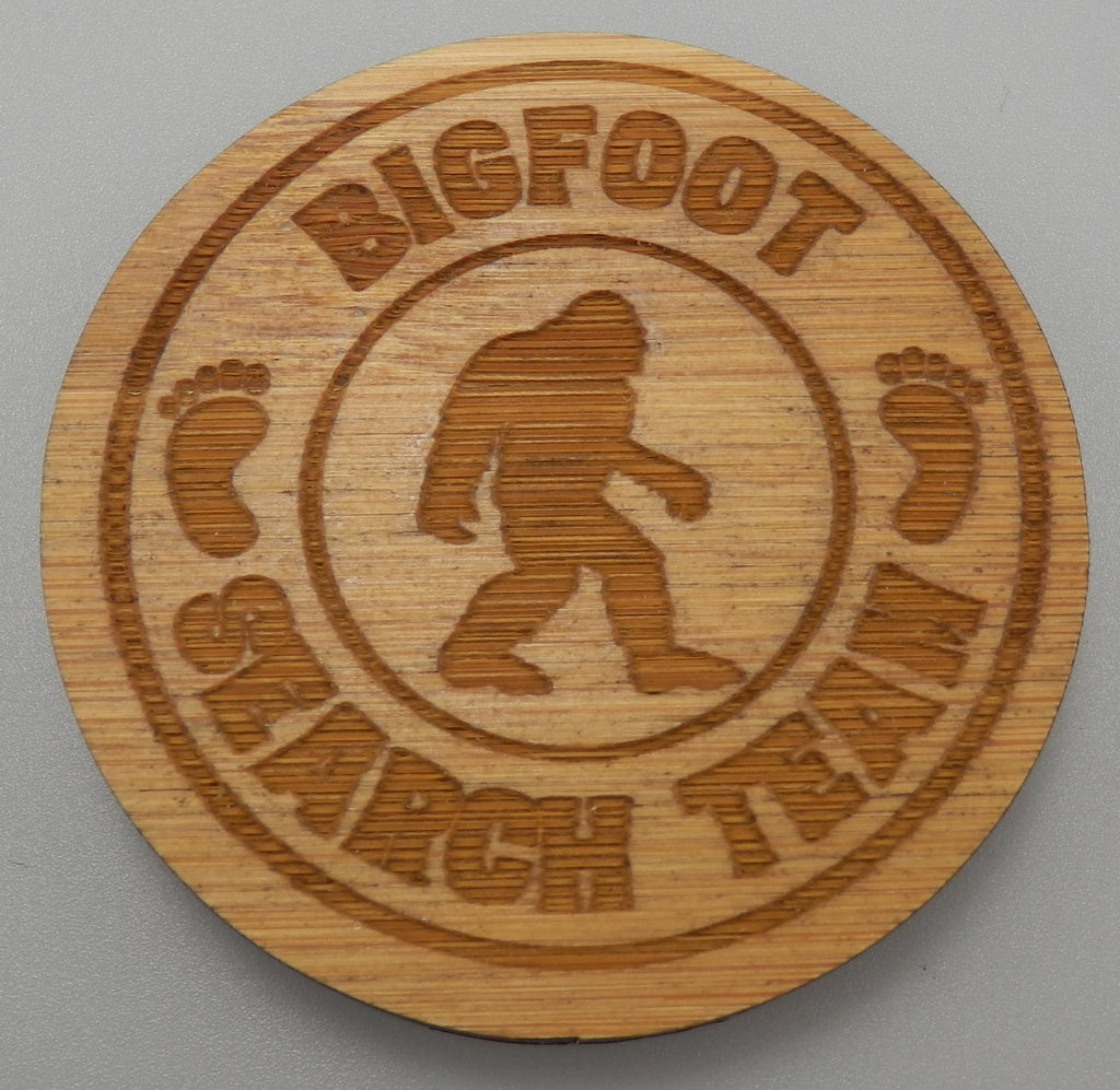 Bigfoot Search Team Bamboo Magnet